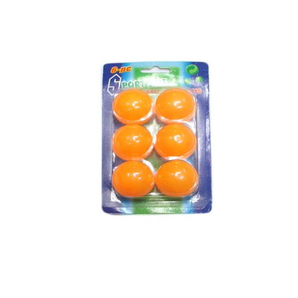 6PCS 乒乓球 塑料