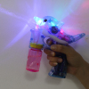海豚泡泡枪带2瓶60ML泡泡水 电动 灯光 音乐 不分语种IC 透明 塑料