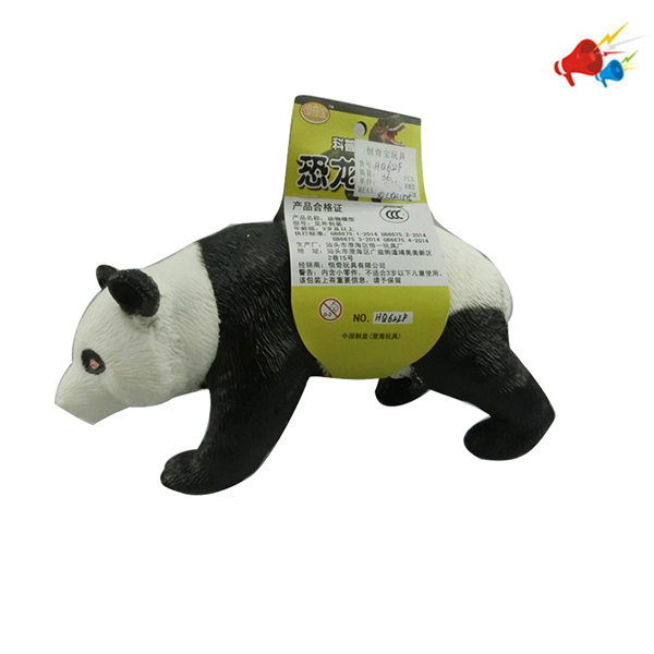 搪胶充棉熊猫(中文包装) 电动 声音 不分语种IC 搪胶