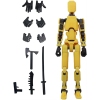 多关节可动人偶3D打印手板幸运13玩偶机械人 自装 塑料