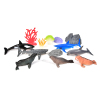 14pcs海洋动物套装  塑料