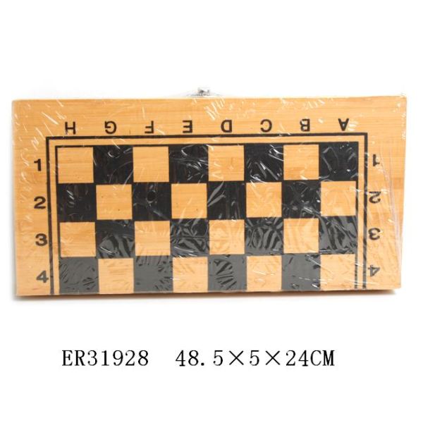 3合1竹制国际象棋 木质