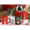 380ml圣诞系列咖啡杯 混色 瓷器