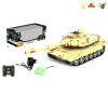 美国M1A2坦克带充电器 遥控 灯光 声音 不分语种IC 包电 塑料