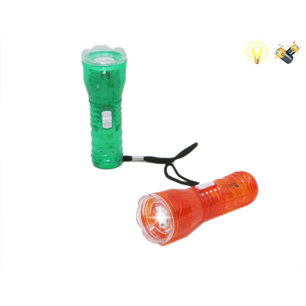 LED灯手电筒包电 塑料