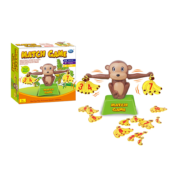 猴子数字天枰游戏 塑料