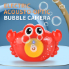 螃蟹泡泡相机 电动 灯光 音乐 英文IC 喷漆 实色 塑料