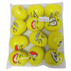 12(pcs)黄色表情PU球 塑料