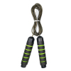 EVA 15CM手柄比赛健身pvc绳子轴承跳绳2色 塑料