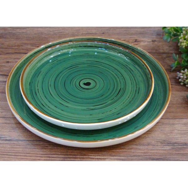 8英寸立边圆盘 餐盘 陶瓷