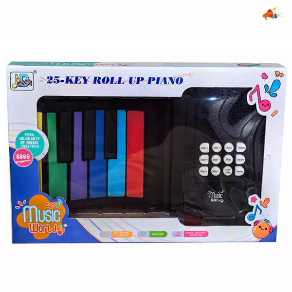 25键彩虹钢琴 仿真 声音 不分语种IC 塑料