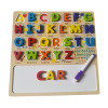 大号数字字母画板100090木质玩具套装 单色清装 木质