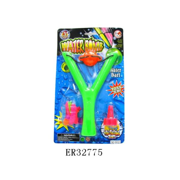 Y型弹弓配水漏,10只庄荧光气球2色 塑料