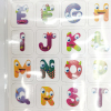 24PCS 字母数字白板贴 塑料