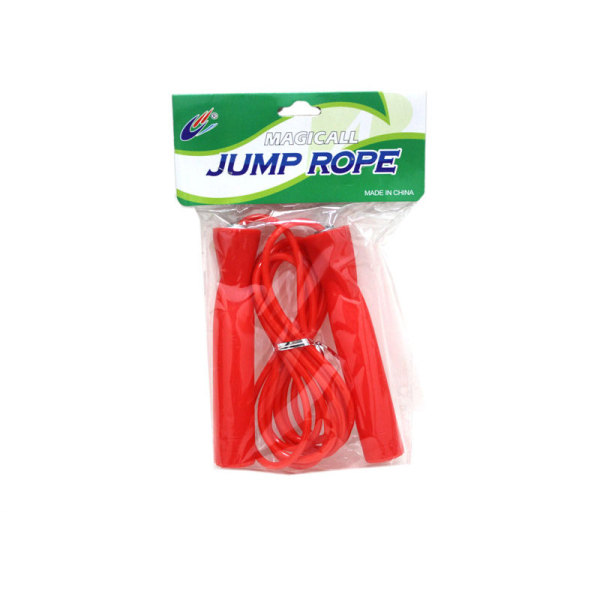 轴承橡胶绳跳绳 可调节长度 塑料
