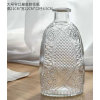 双鱼花纹玻璃花瓶【21*4.5*12CM】 单色清装 玻璃