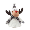 14*12*23cm圣诞小驯鹿玩偶 单色清装 布绒