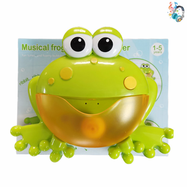 吐泡泡青蛙带说明书,3个吸盘 音乐 不分语种IC 塑料