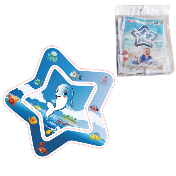 五角星儿童充气拍拍垫-海豚  塑料