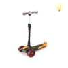 滑板车（一键折叠/后刹车/高度三档调节） 滑板车 三轮 灯光 塑料