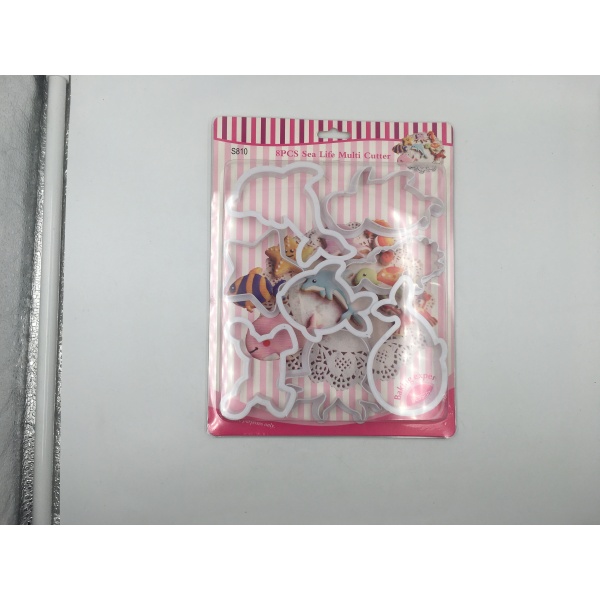 8PCS 18*24cm饼干模 塑料