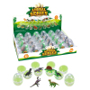 24PCS 蛋装恐龙 塑料