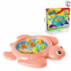 卡通乌龟钓鱼盘玩具（粉色） 电动 音乐 不分语种IC 塑料