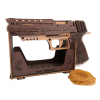 DIY组装皮筋手枪 模型 手枪 实色 木质