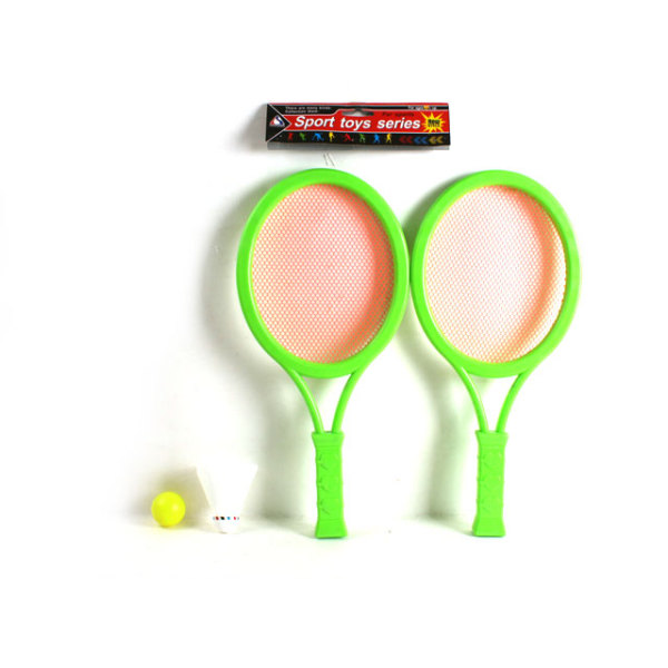 网球拍带2球 塑料