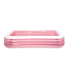 粉色三层长方形水池充气儿童游泳池 塑料