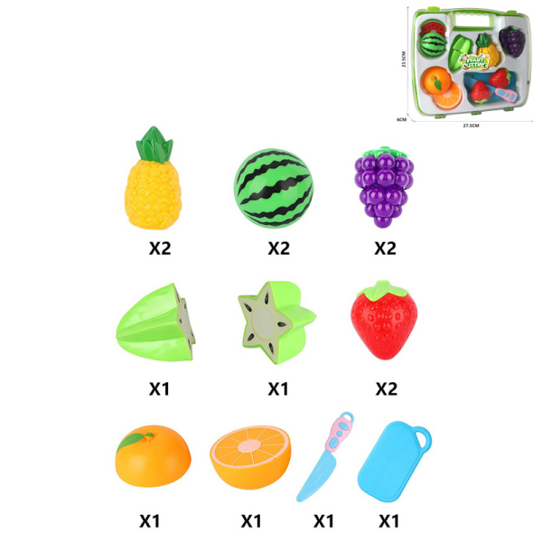 Portable box containing fruit suit