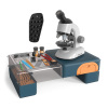 折叠工具箱旋转款显微镜套装 显微镜 塑料