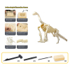 考古挖掘拼装恐龙-猛犸象  石膏