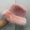 仿毛绒保暖帽 女人 56-58CM 冬帽 100%聚酯纤维 聚酯纤维