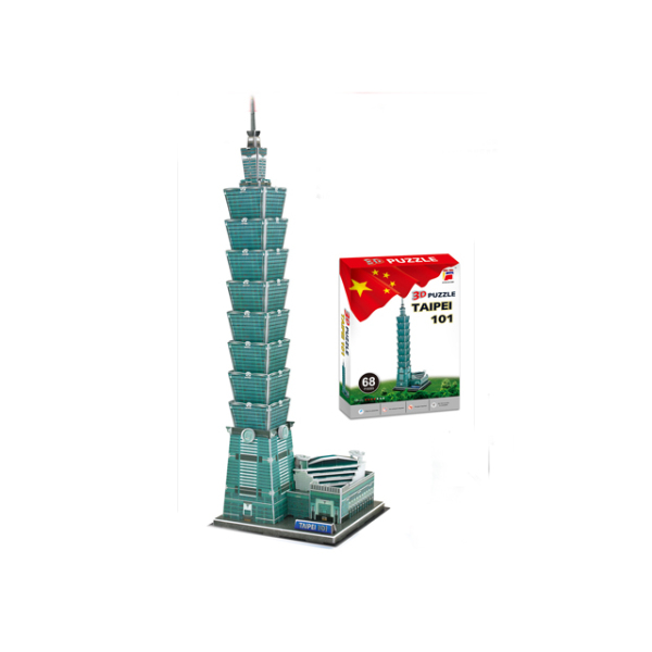 3D拼图-台湾101大厦 纸质