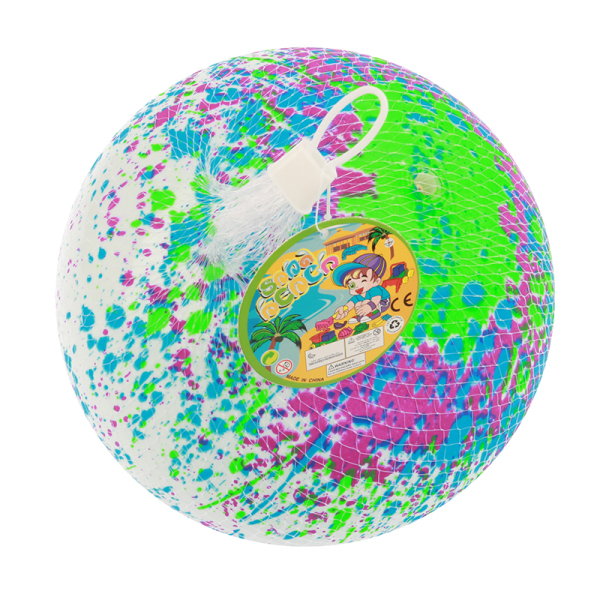 9寸荧光彩印充气球 塑料