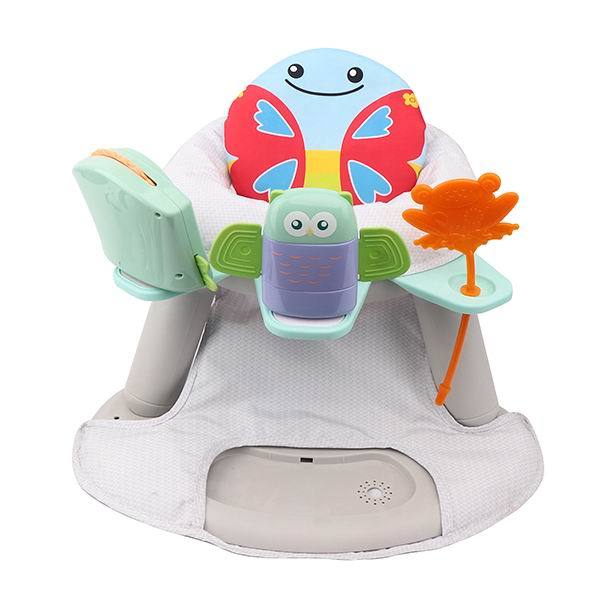 二合一健身餐椅(不带琴) 婴儿餐椅 带餐盘 塑料