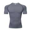 运动跑步透气速干健身T恤 100%聚酯纤维 男人 S-XXXL 短袖