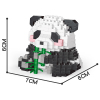 321(pcs)竹子熊猫积木套 塑料