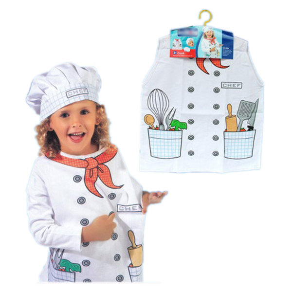 儿童厨师服装 通用 中码 布绒