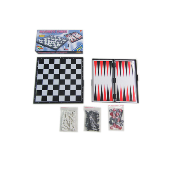 磁性折叠游戏棋 游戏棋 三合一 塑料