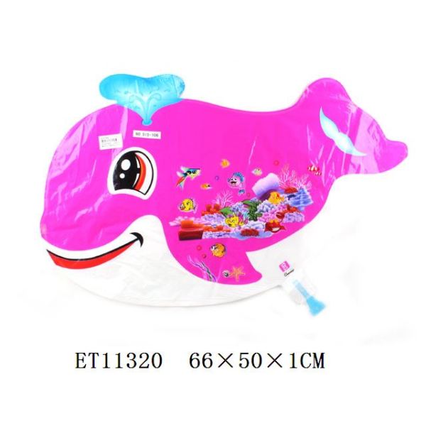 鲸鱼充气球(50pcs/bag) 塑料