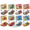 8PCS 8款式赛车积木套 回力 8合1 塑料