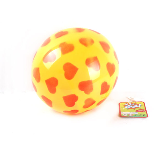 8寸爱心单印充气球 塑料