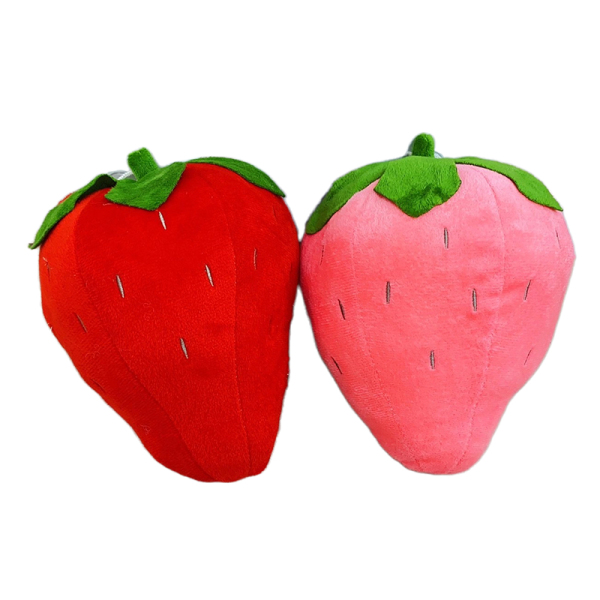 草莓毛绒公仔 2色 (12个/袋)