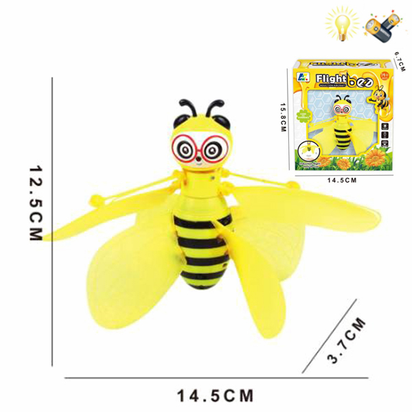 蜜蜂带USB 电动 感应 灯光 包电 塑料