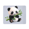 可爱熊猫印花鼠标垫 单色清装 布绒