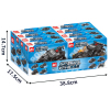8PCS 8款式赛车积木套 回力 8合1 塑料