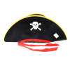 海盗帽子带红条 布绒