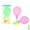 网球拍带羽毛球,球 塑料